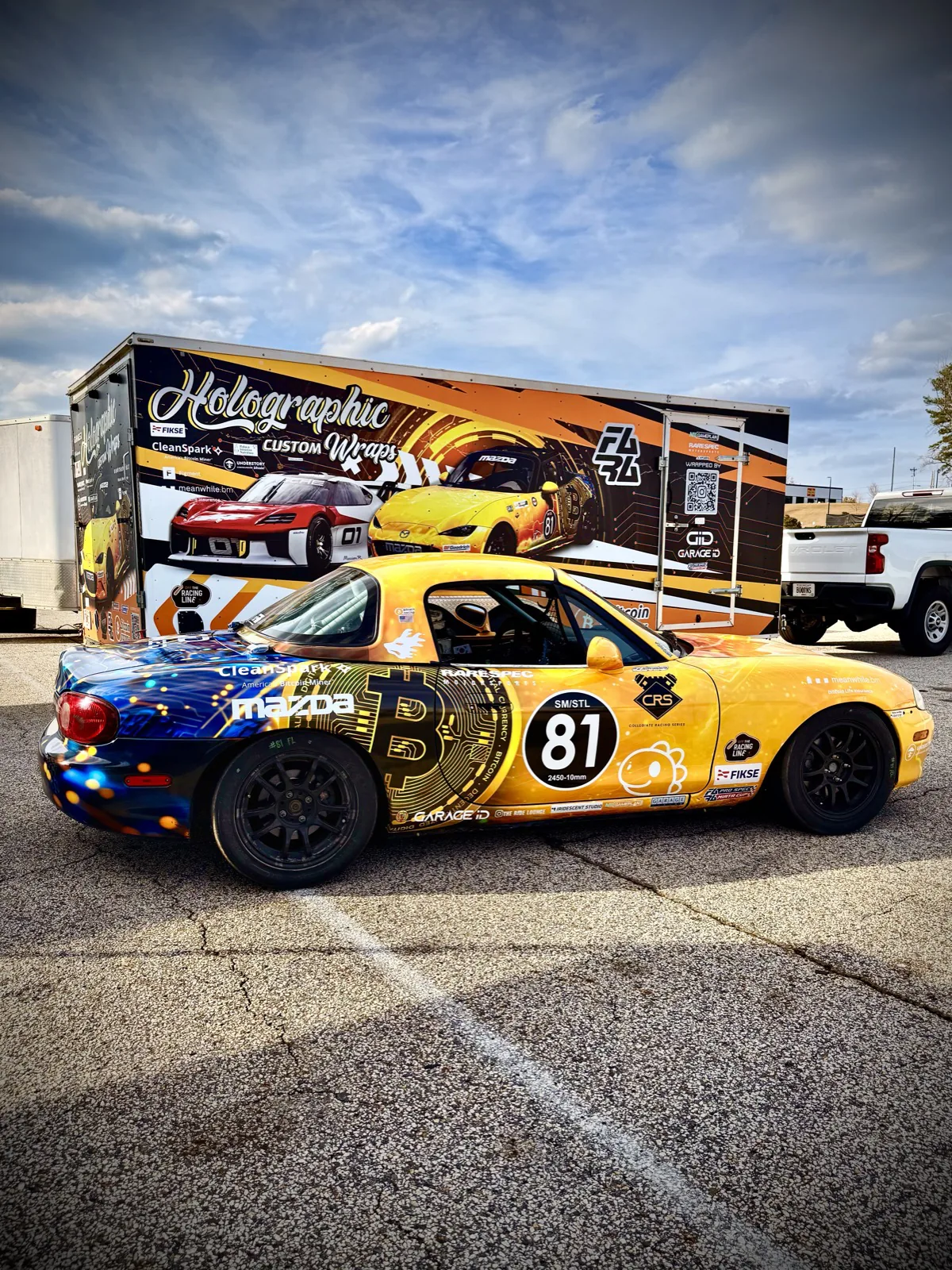 Car 81 full livery with Holographic Wraps trailer